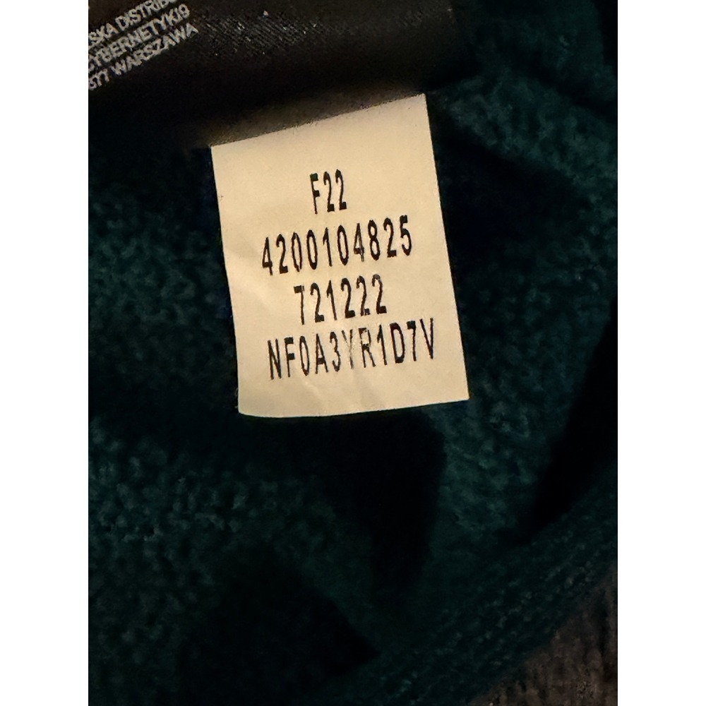 The North Face Quarter Zip Fleece Large Dark Green Gorpcore Fall Winter Outdoors - Picture 7 of 8